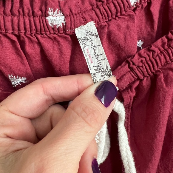 Intimately Free People Burgundy Romper, Size Medium - Picture 3 of 6